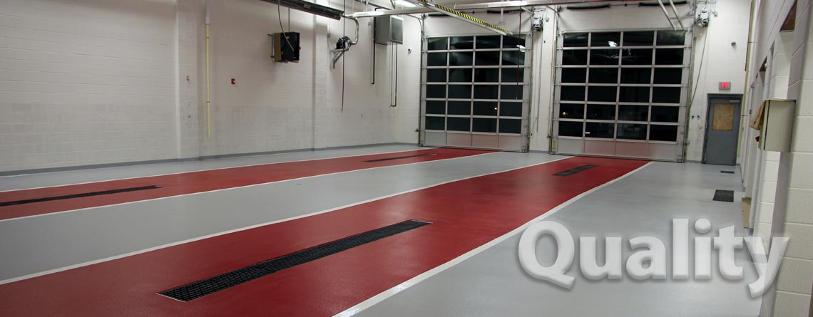 Fire and Public Safety Flooring - Chemical, Stain and Non-slip Resistant